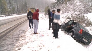 Zăpada de început de octombrie a răvășit un județ întreg