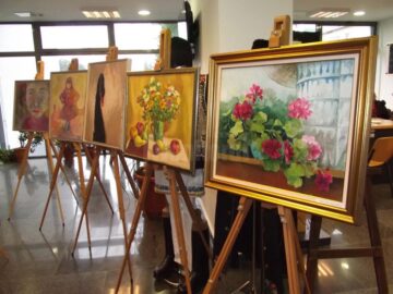 Expoziția de artă plastică intitulată „Istoria minorităților”
