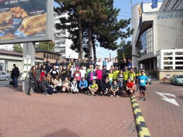 Peste 50 de tineri sportivi au alergat în ”Maratonul Cetăților” pentru ”Salvați Copiii”