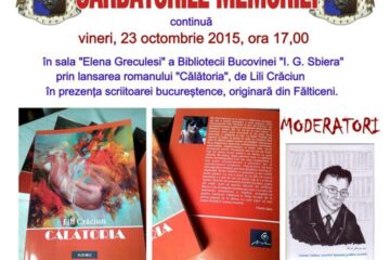 „Călătoria”, la Biblioteca Bucovinei „I.G. Sbiera”