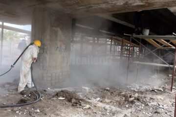 Pasarela CFR de la Ițcani, ridicată pe porțiuni, pentru intervenții la structura de rezistență
