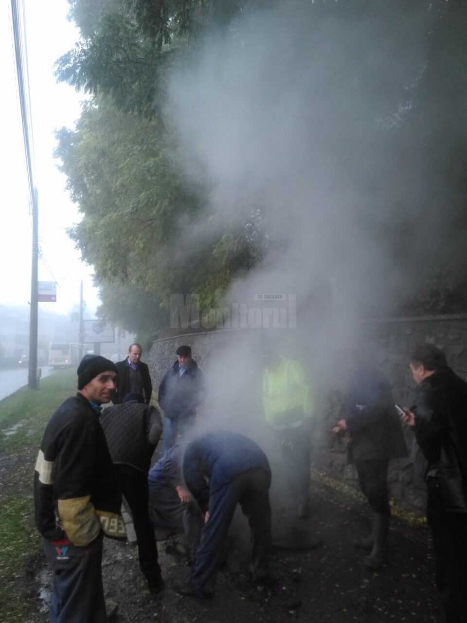 Avaria de pe magistrala de termoficare