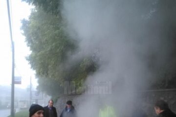 Avaria de pe magistrala de termoficare