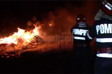 Incendiu la o gospodărie din Poieni Solca