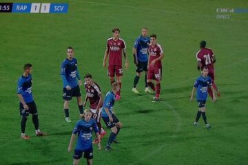 Rapid remizează în Giulești după un meci de infarct