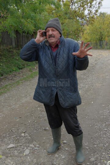 Dumitru Mihăilă, proprietarul porcului agresiv