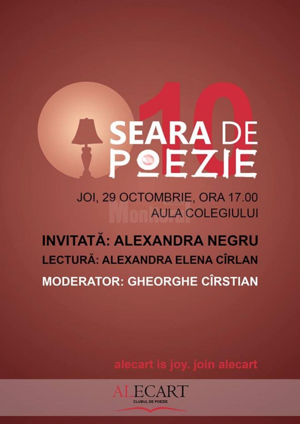 Seară de Poezie, joi, la Colegiul „Petru Rareș”