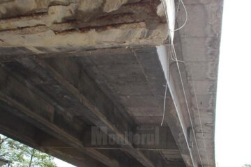 Lucrările de reabilitare a pasarelei CFR impun închiderea circulației pe cele două artere de circulație de dedesubt