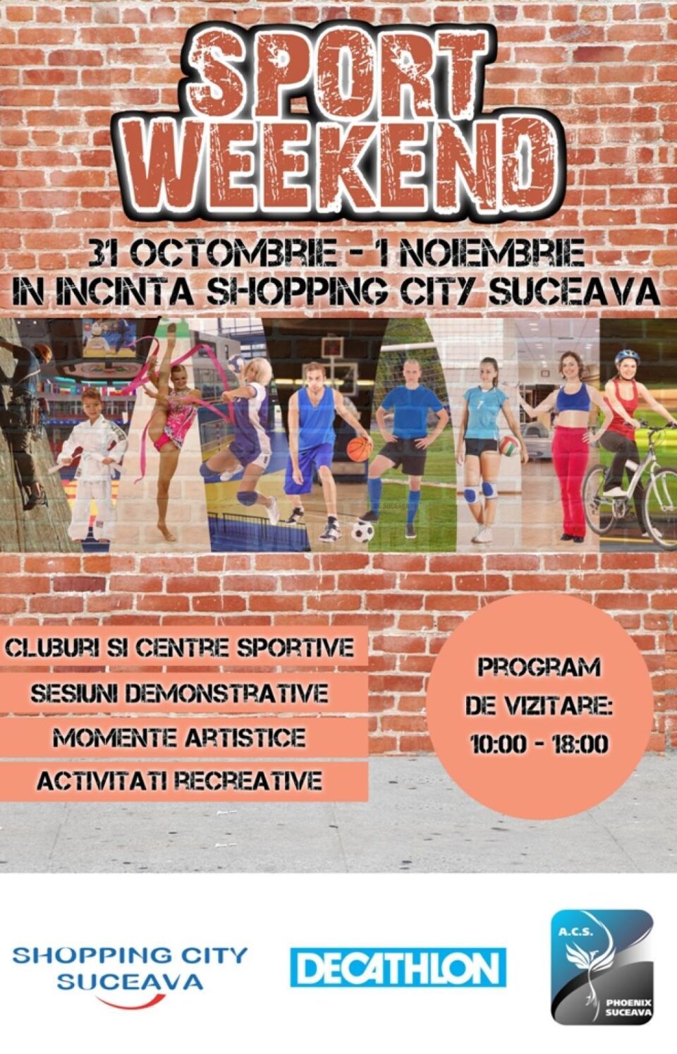 „Sport weekend”, târg de sport la Shopping City Suceava