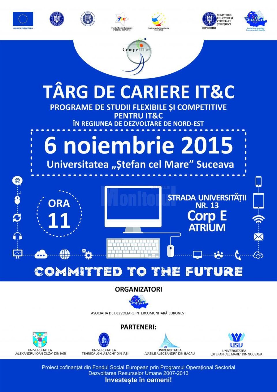 Primul târg de cariere IT&C la Universitatea „Ștefan cel Mare” din Suceava