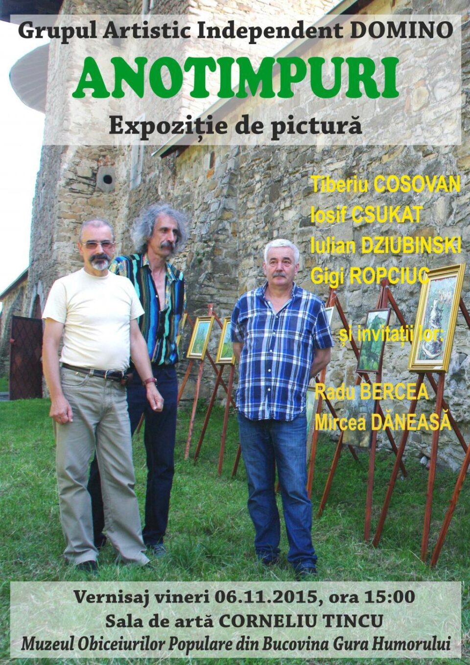 Grupul artistic independent „Domino” expune la Gura Humorului