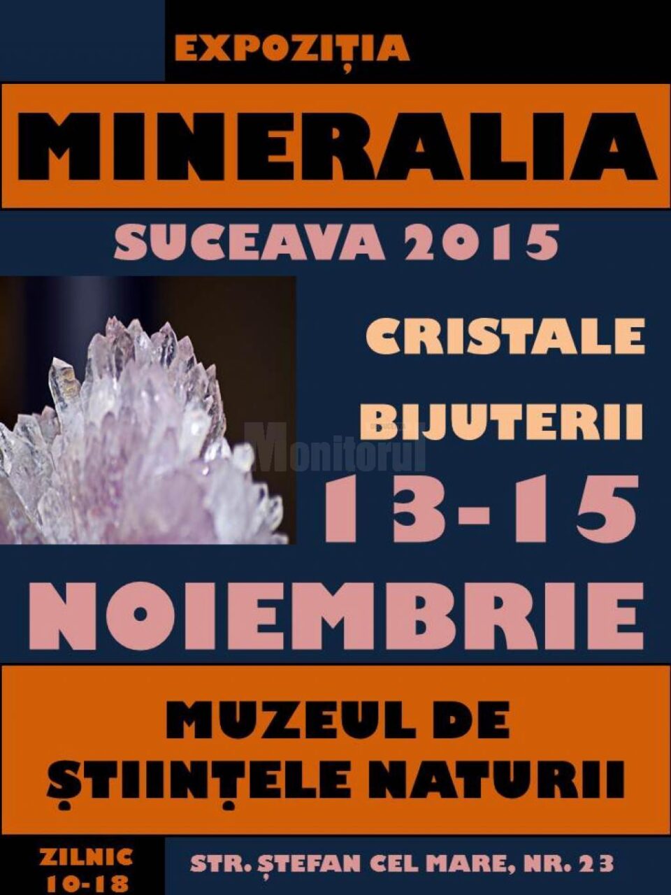 Expoziția „Mineralia”, la Muzeul de Științele Naturii
