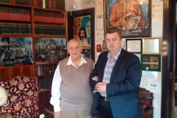 Cătălin Nechifor și regizorul Mircea Drăgan