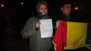 Manifestație de solidaritate și în același timp de protest