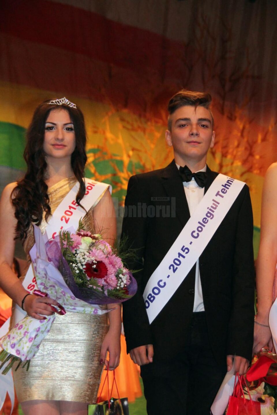 Miss și Mister 2015 ai Colegiului de Industrie Alimentară - Bianca Gorcea și Eduard Rusu Miss și Mister 2015 ai Colegiului de Industrie Alimentară - Bianca Gorcea și Eduard Rusu