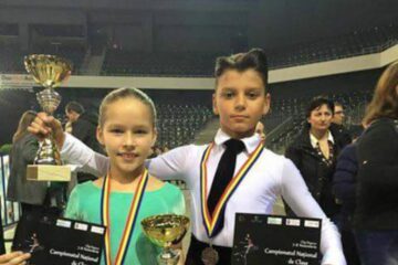 Fabian Doroftei și Karolina Longher, de la clubul de dans sportiv sucevean Bucovina Dance Studio, au obținut medalia de bronz