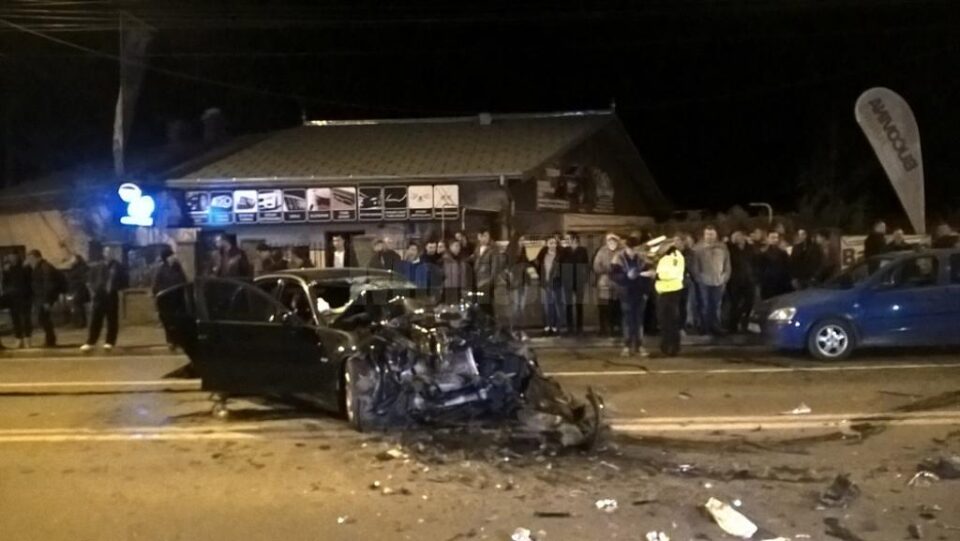 BMW-ul scăpat de sub control