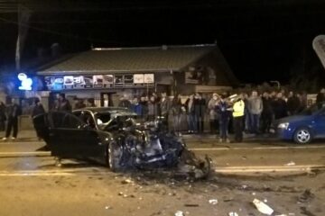 BMW-ul scăpat de sub control