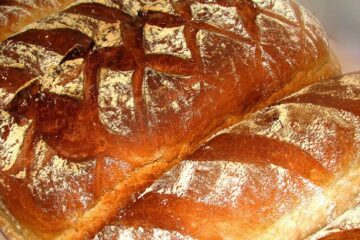 Pâine de casă cu secară și maia