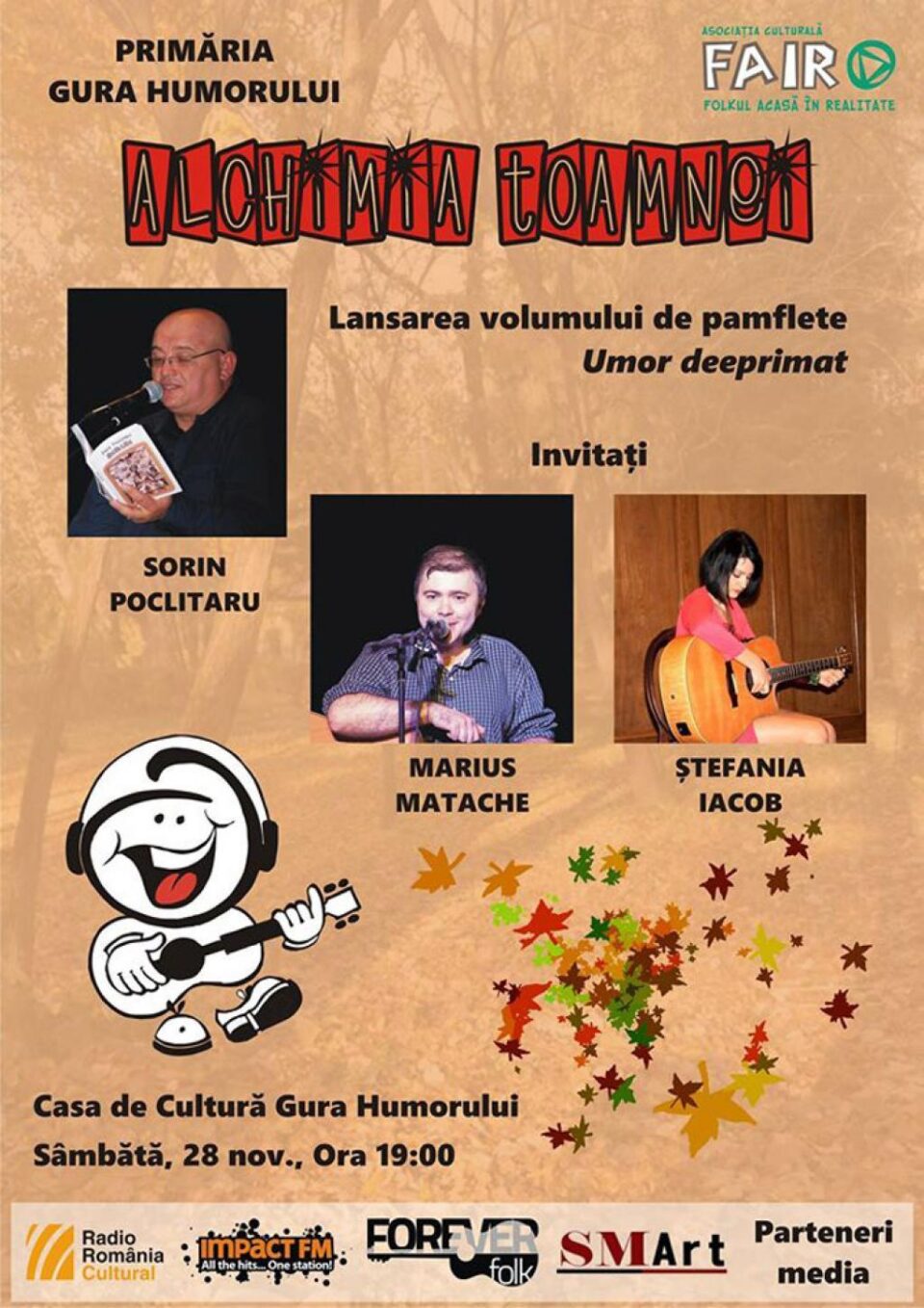 „Alchimia toamnei”, la Botoșani, Gura Humorului și Ciocănești