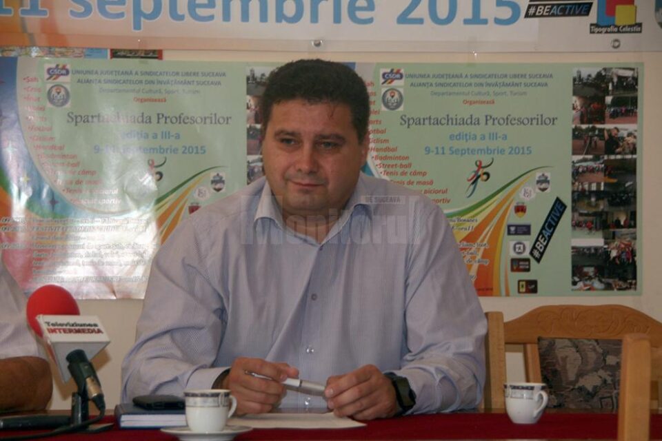 Prof. Giani Leonte, președintele Alianței Sindicatelor din Învățământ Suceava
