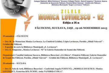 „Zilele Monica Lovinescu - 92”, la Fălticeni, Suceava și Iași