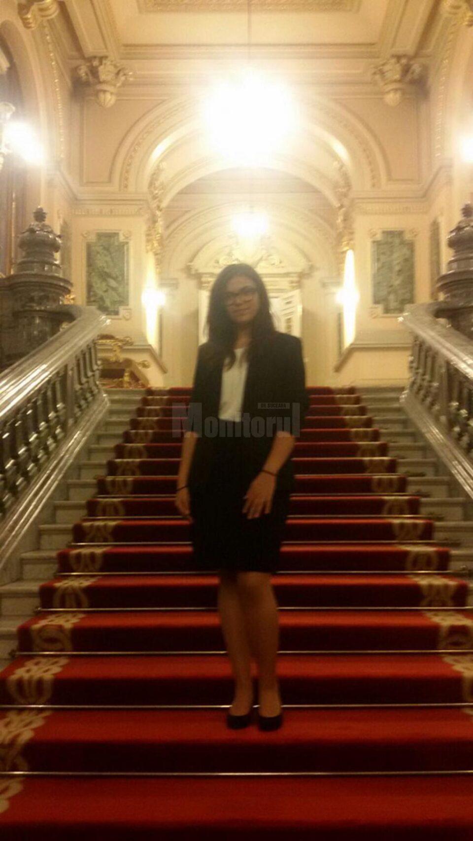 Ioana Mureș la palatul Cotroceni