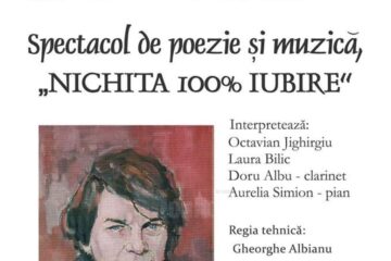 Spectacol de poezie și muzică „Nichita 100% iubire”, astăzi, la USV