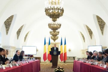 Întâlnirea tinerilor cu președintele Klaus Iohannis. Foto: www.presidency