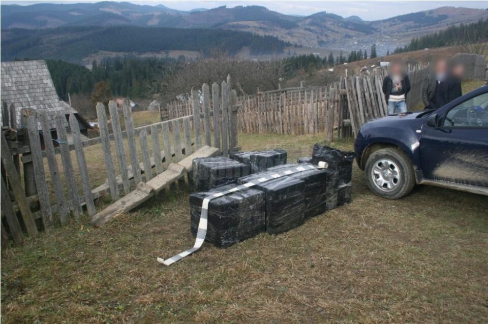 Percheziții și peste 8.000 de pachete de țigări de contrabandă reținute în zona de munte Percheziții și peste 8.000 de pachete de țigări de contrabandă reținute în zona de munte