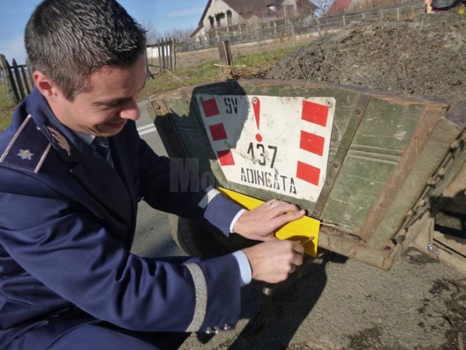 Acțiune de prevenire a accidentelor rutiere în care sunt implicate căruțe
