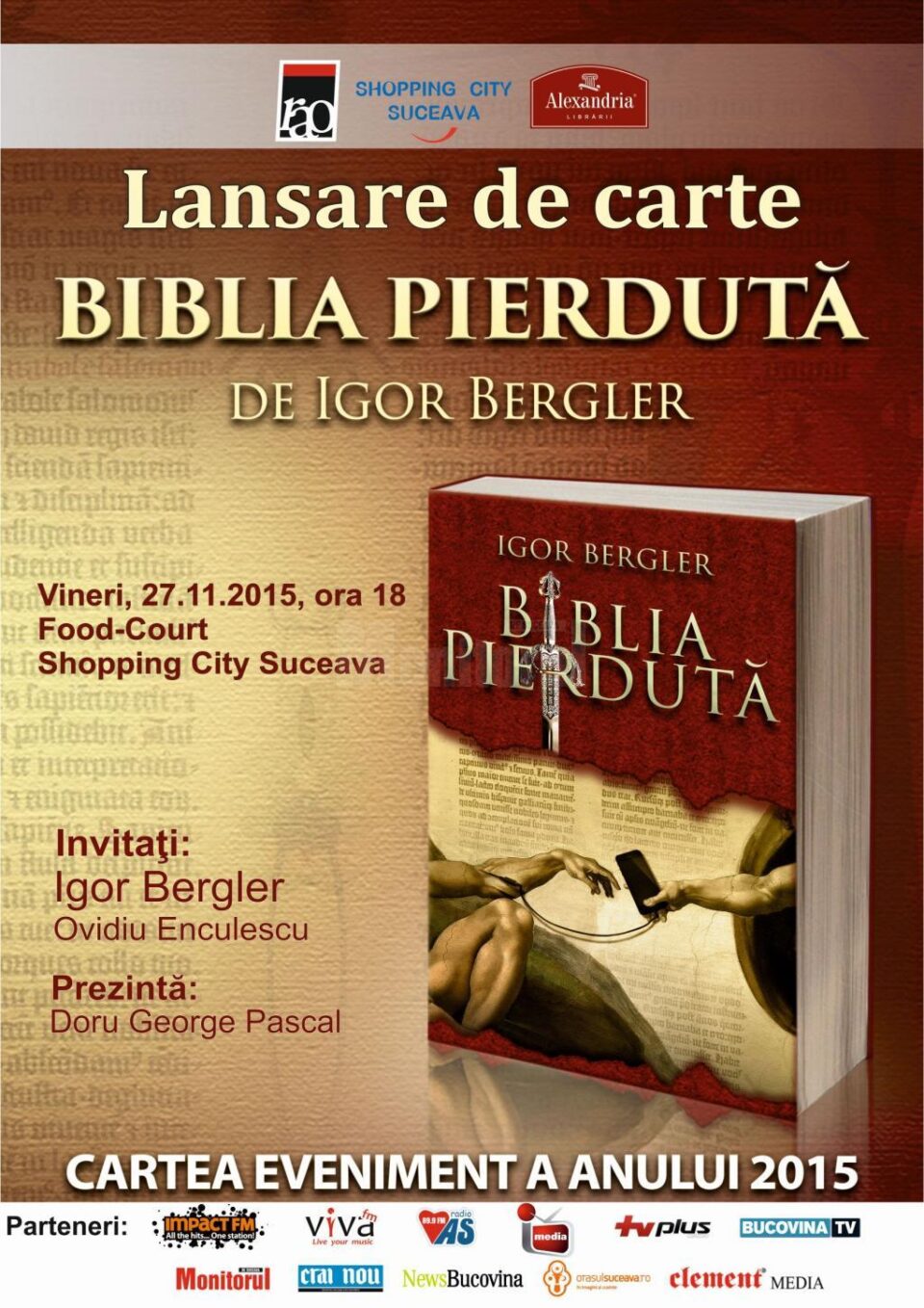 Lansarea cărții „Biblia Pierdută”