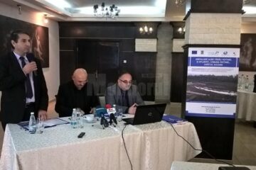 Conferința de presă la care a fost anunțată finalizarea investiției