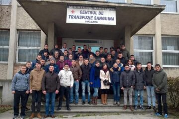 Elevii jandarmi ai Școlii Militare de Subofițeri de Jandarmi „Petru Rareș” Fălticeni s-au implicat în această săptămână într-o campanie de donare de sânge