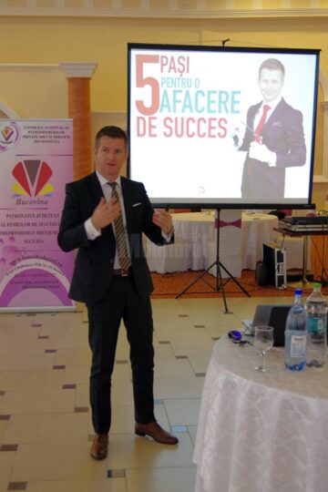 Lorand a susținut un seminar de susținere și încurajare a antreprenoriatului