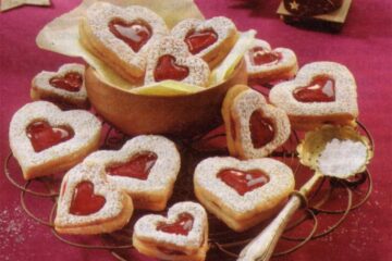 Biscuiți linzer (versiunea de post). Foto: mybestgermanrecipes.com