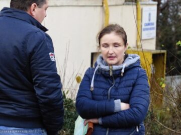 Șoferița vinovată de producerea accidentului