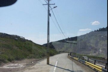 Stâlpul apărut după calamitățile din 2010