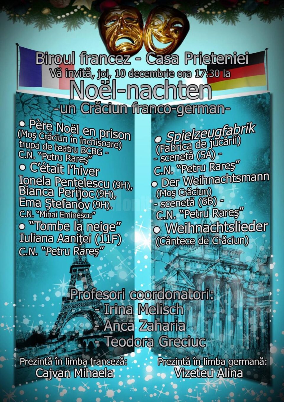 Activități închinate sărbătorilor de iarnă, organizate de elevi suceveni, la Casa Prieteniei Activități închinate sărbătorilor de iarnă, organizate de elevi suceveni, la Casa Prieteniei
