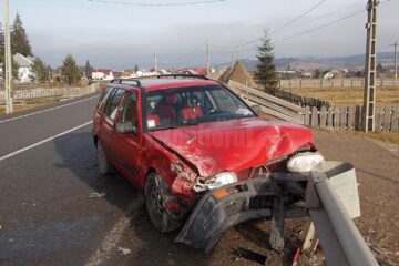 Cel mai grav avariat a fost autoturismul VW Golf 3