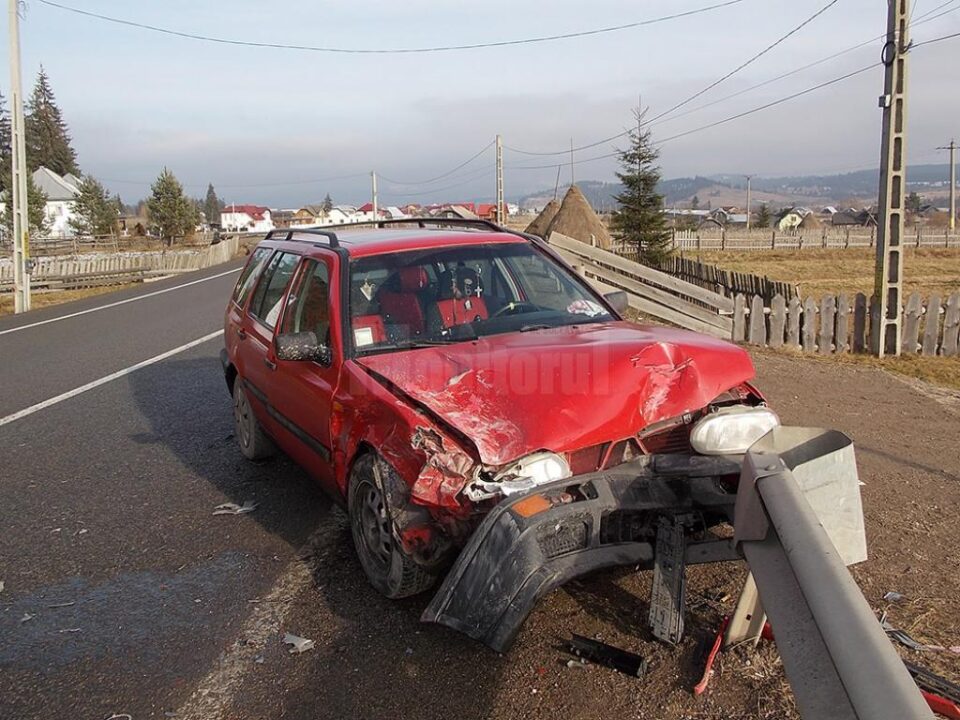 Cel mai grav avariat a fost autoturismul VW Golf 3
