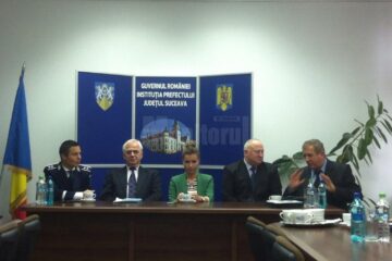 Întâlnirea care a avut loc ieri la Prefectura Suceava