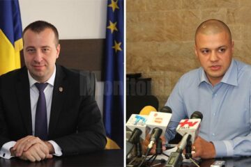 Viceprimarii Lucian Harșovschi și Ovidiu Doroftei, inițiatorii proiectului