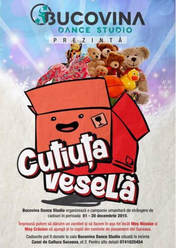 „Cutiuța veselă”, o campanie de strângere de cadouri pentru copiii din centrele de plasament sucevene