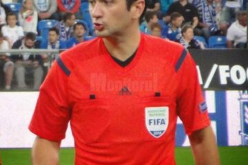 Cariera lui Sebastian Gheorghe în arbitraj se află în plin avânt