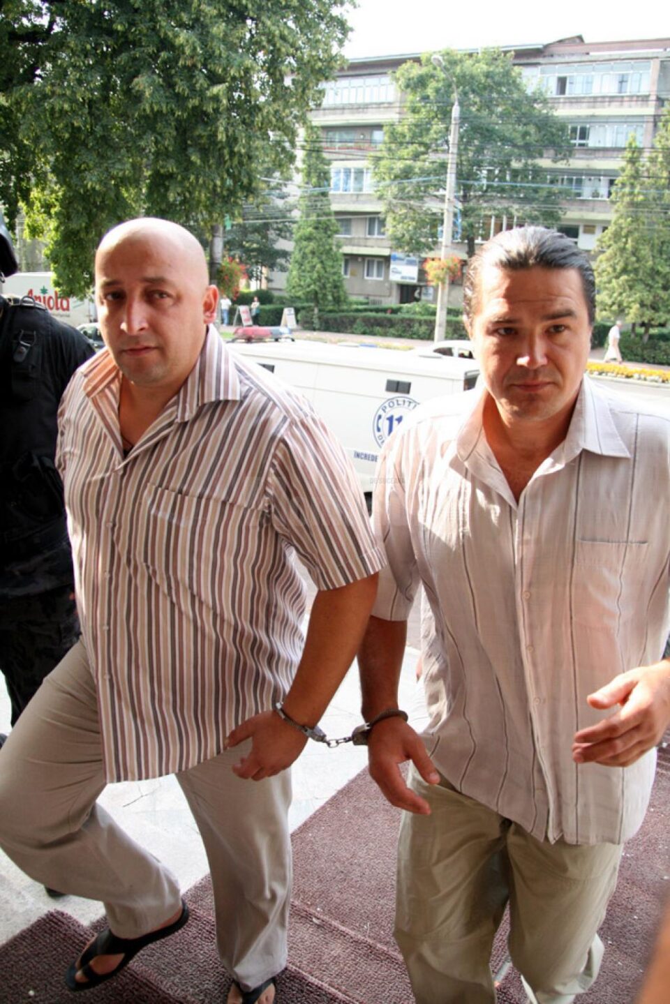 George Tărîță, zis „Cușu” (în stânga), și Constantin Nistor, zis „Copilu” (dreapta)