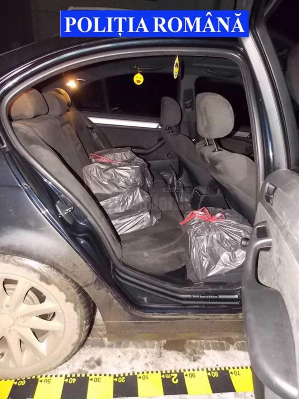 Urmărit și prins în trafic cu o cantitate însemnată de țigări de contrabandă