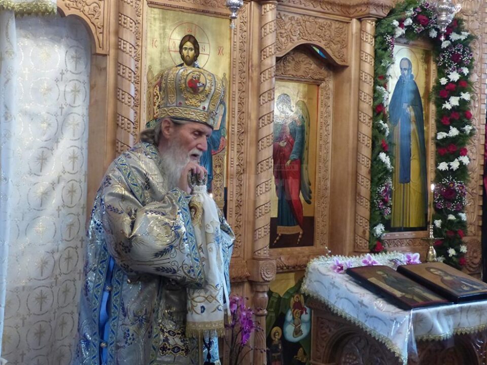 ÎPS Pimen, pe 18 decembrie, de Sfântul Cuvios Daniil Sihastrul, la hramul Mănăstii Voroneț