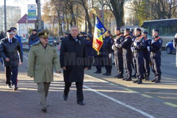 Prefectul Constantin Harasim și col. Mugurel Anton
