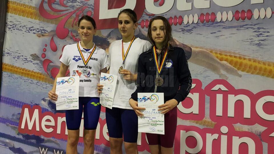 Ioana Năstacă a obținut prima medalie din cariera sa, locul 3 în proba de 200 Liber